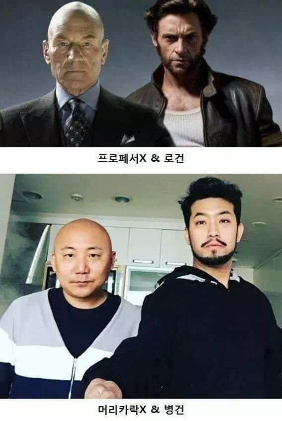 우연히 닮아버린 재밌는 사진 모음